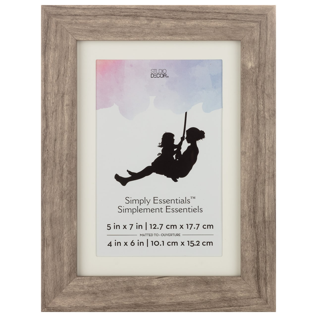 Simply Essentials™ Griege Frame with Mat by Studio Décor®